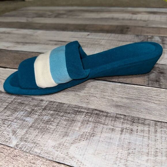 Vintage Vanity Fair Burgundy Velour House Shoes Slippers Lg 8-9 Mid Century Glam - Picture 3 of 5